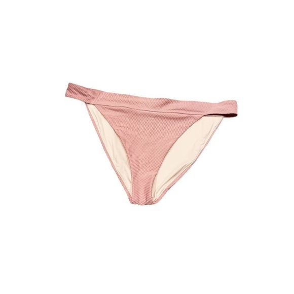 Chelsea-28 Women's Coral Pink Mid Rise Swimwear Bikini Bottoms Size XL - Picture 5 of 11